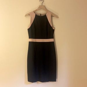 J.Crew navy/pink color block dress